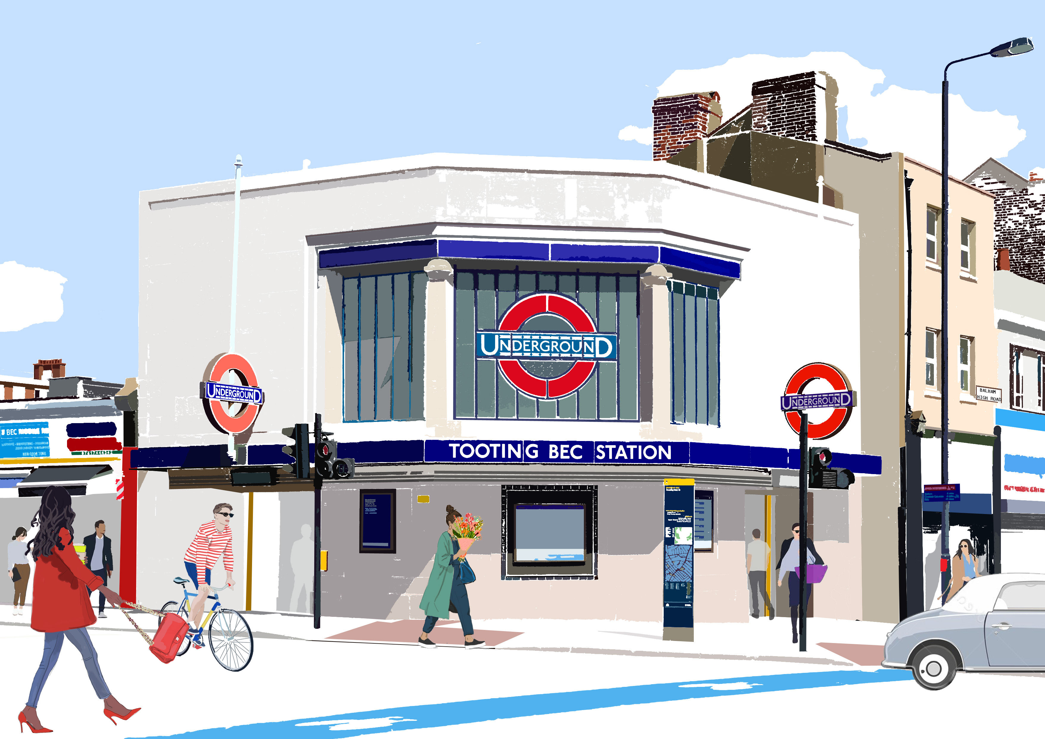 Tooting Bec Station Postcards [Wholesale] - Pack of 24