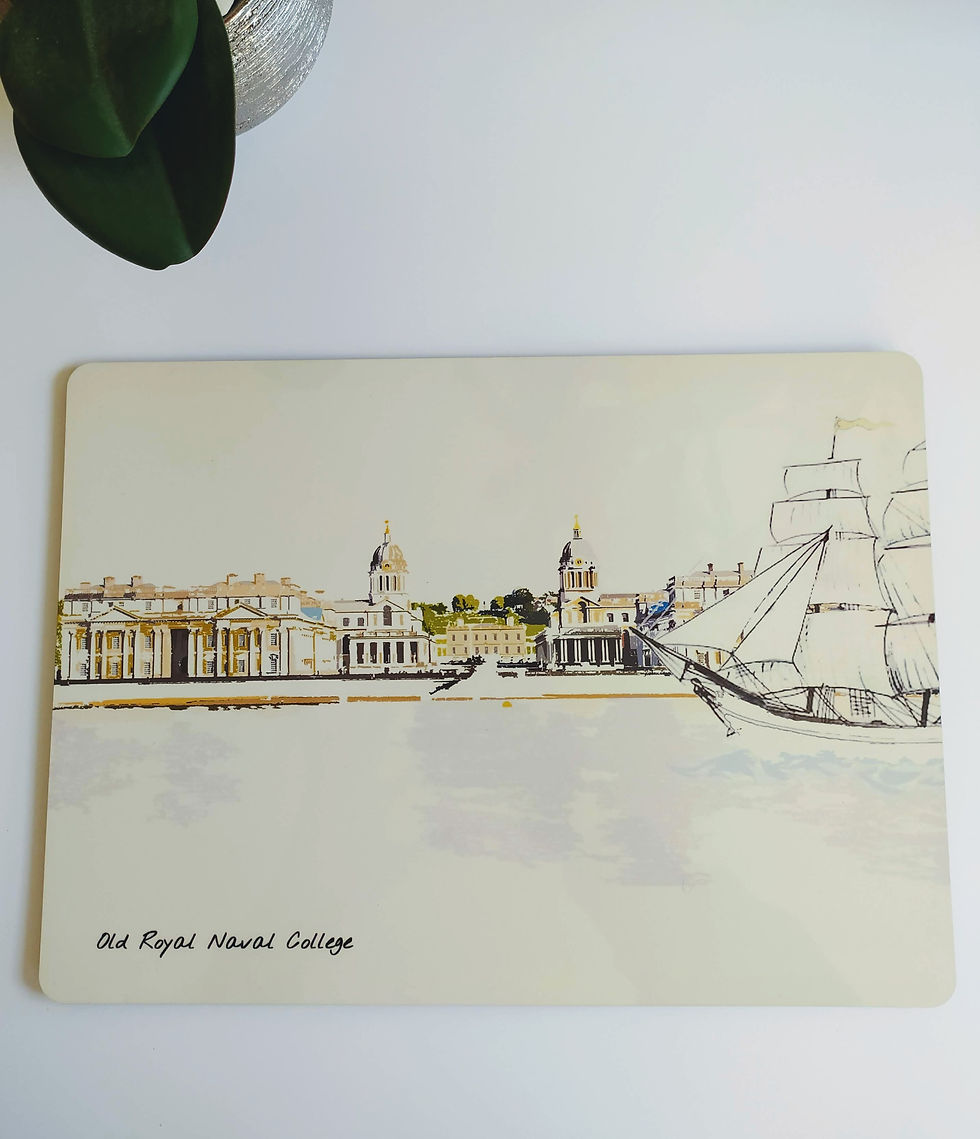 Thumbnail: London, Handmade, Placemat, Table Placemat, Dinnerware, Tableware, Placemat Set, Vintage, Dining, Kitchen, Restaurant