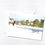 Thumbnail: Njeri Illustrated Christmas Card Holiday Greeting Card, Wimbledon Art, London City Scene Art Illustration Letterbox Gift