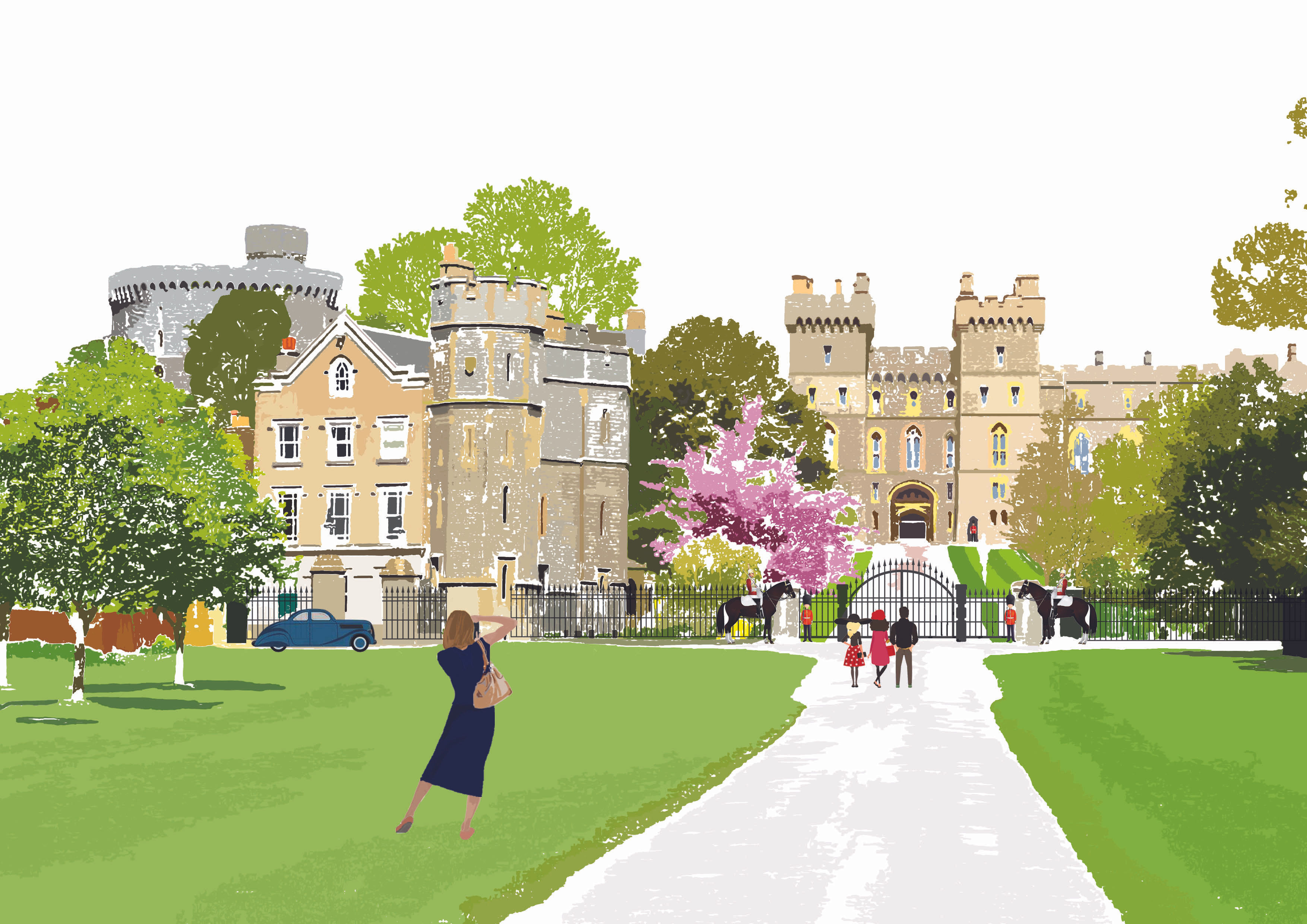 Windsor Art, Greeting Cards, Box Set, Just Because, Thinking of You, Birthday Cards, Windsor, Blank Cards, Windsor Castle