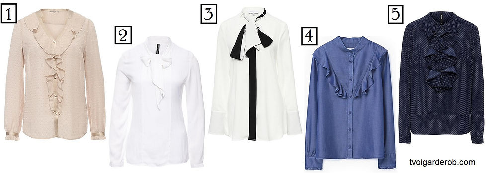 Блуза с рюшами, рубашка с рюшами, блуза с бантом, блуза с жабо, рубашка для типа фигуры груша, блуза для типа фигуры груша, А-тип, тип фигуры треугольник, блог о моде и стиле, модный блог