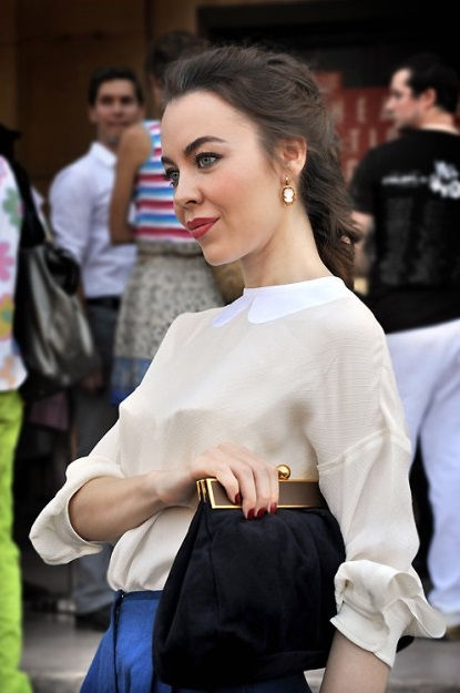 камея серьги