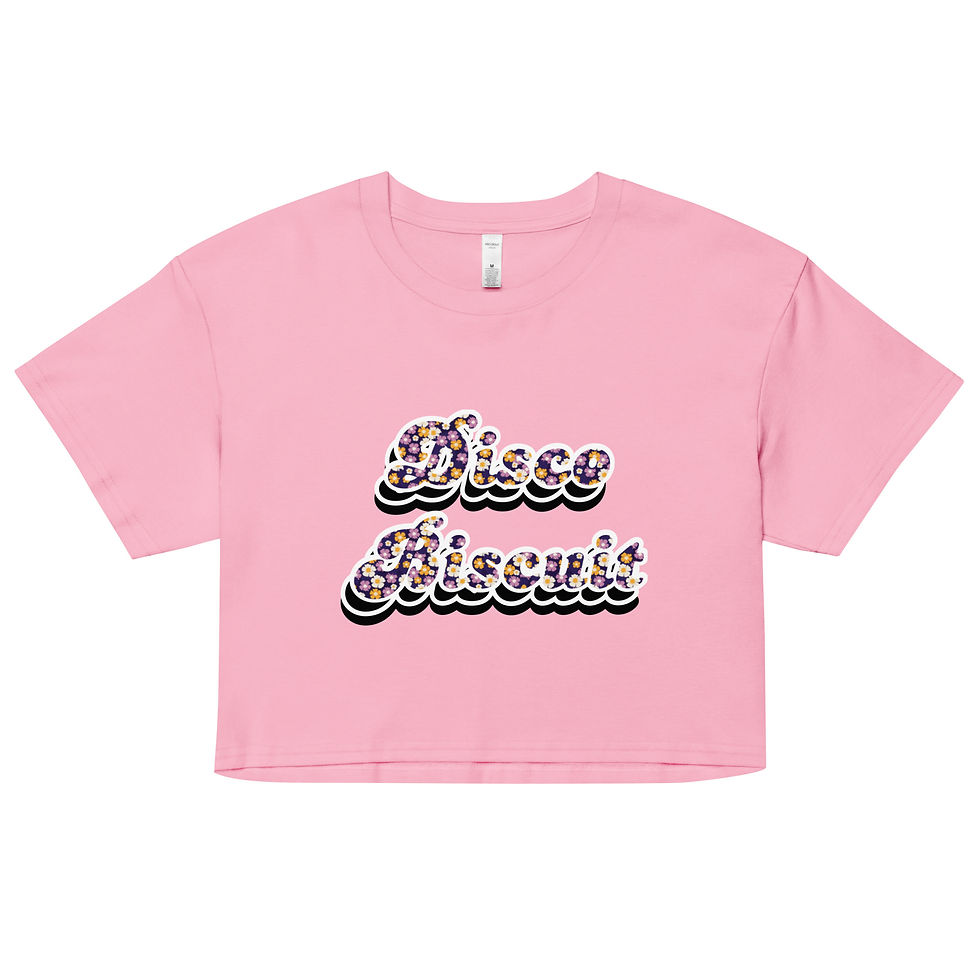 Thumbnail: Crop Tee "Disco Biscuit" 