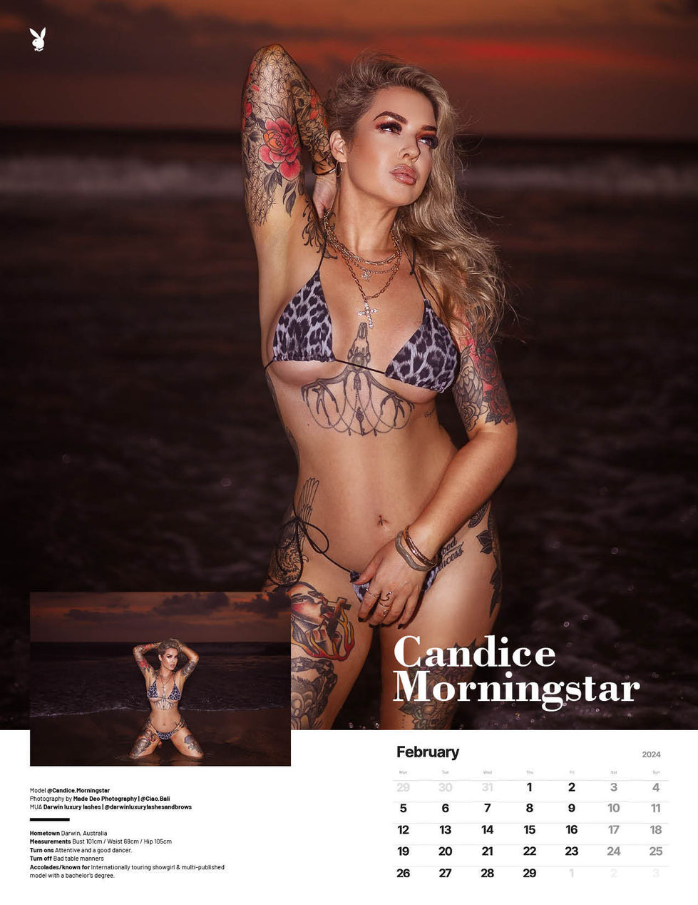 Playboy Miss February 2024 Calendar