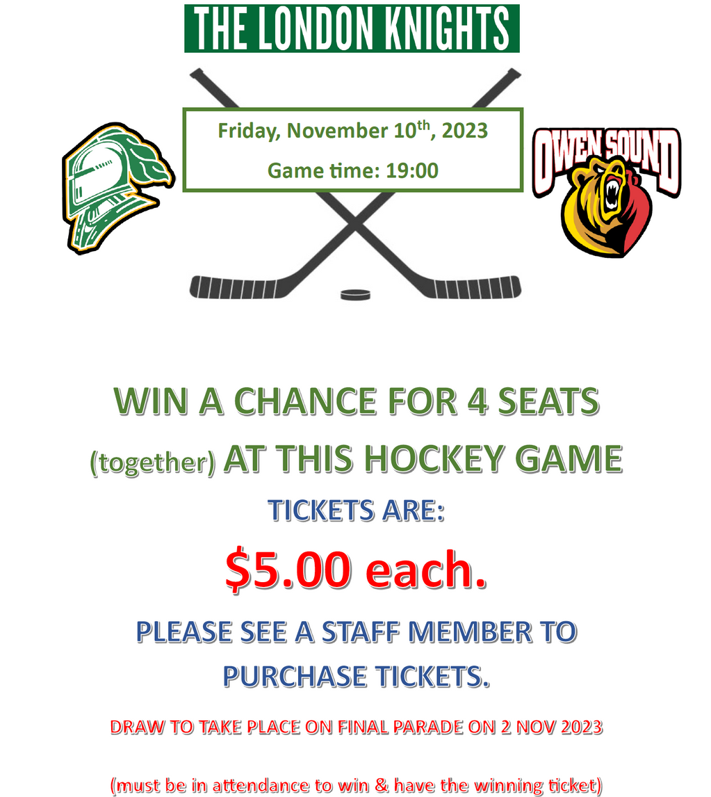 Announcements 27 City of London Royal Canadian Air Cadet Squadron