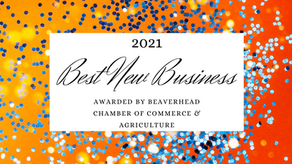 Honored to be Awarded 2021 "Best New Business"