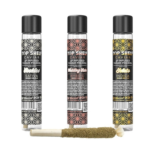 Caviar preroll Top Shelf Hemp Co.