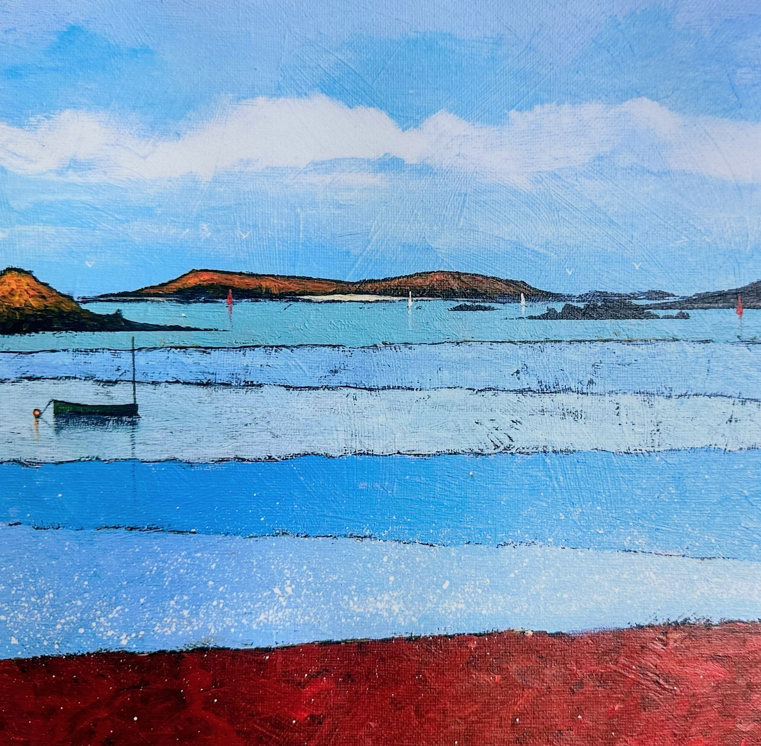 Tresco Harbour fishing boat