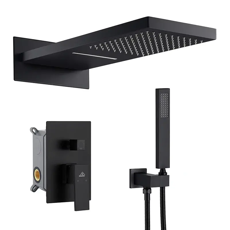 Thumbnail: Roman Luxe Modern Rainfall Shower System