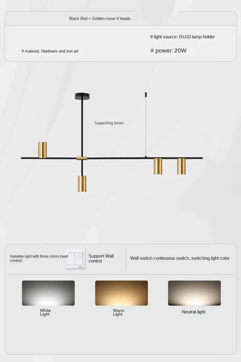 Thumbnail: Nordelle Luxe Nordic Pendant Chandelier for Dining Rooms & Modern Living Spaces