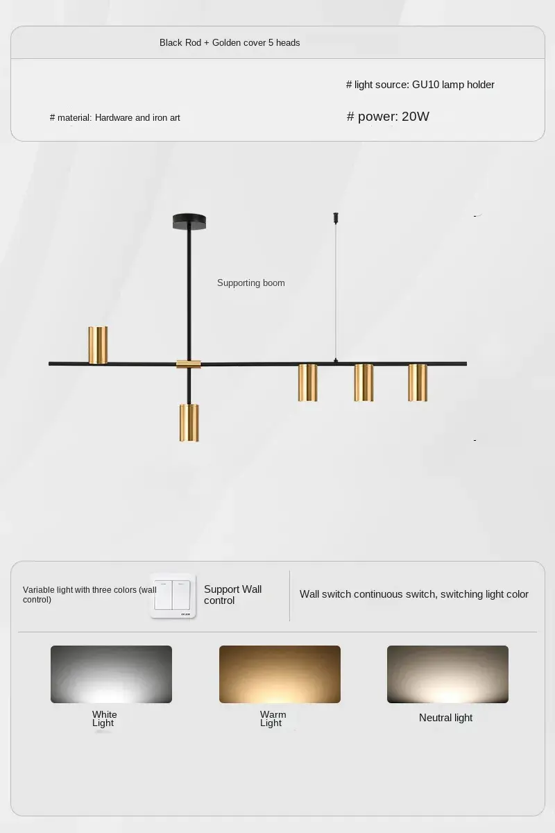 Thumbnail: Nordelle Luxe Nordic Pendant Chandelier for Dining Rooms & Modern Living Spaces