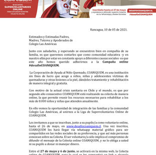 ÚNETE A LA LIGA COANIQUEM 2021