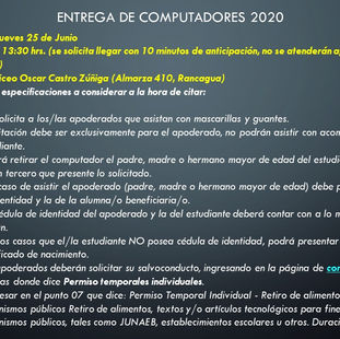 Entrega de Computadores 2020