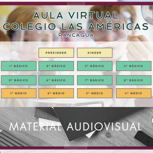 ¡¡Ya está disponible el acceso a material audiovisual desde el aula virtual!!