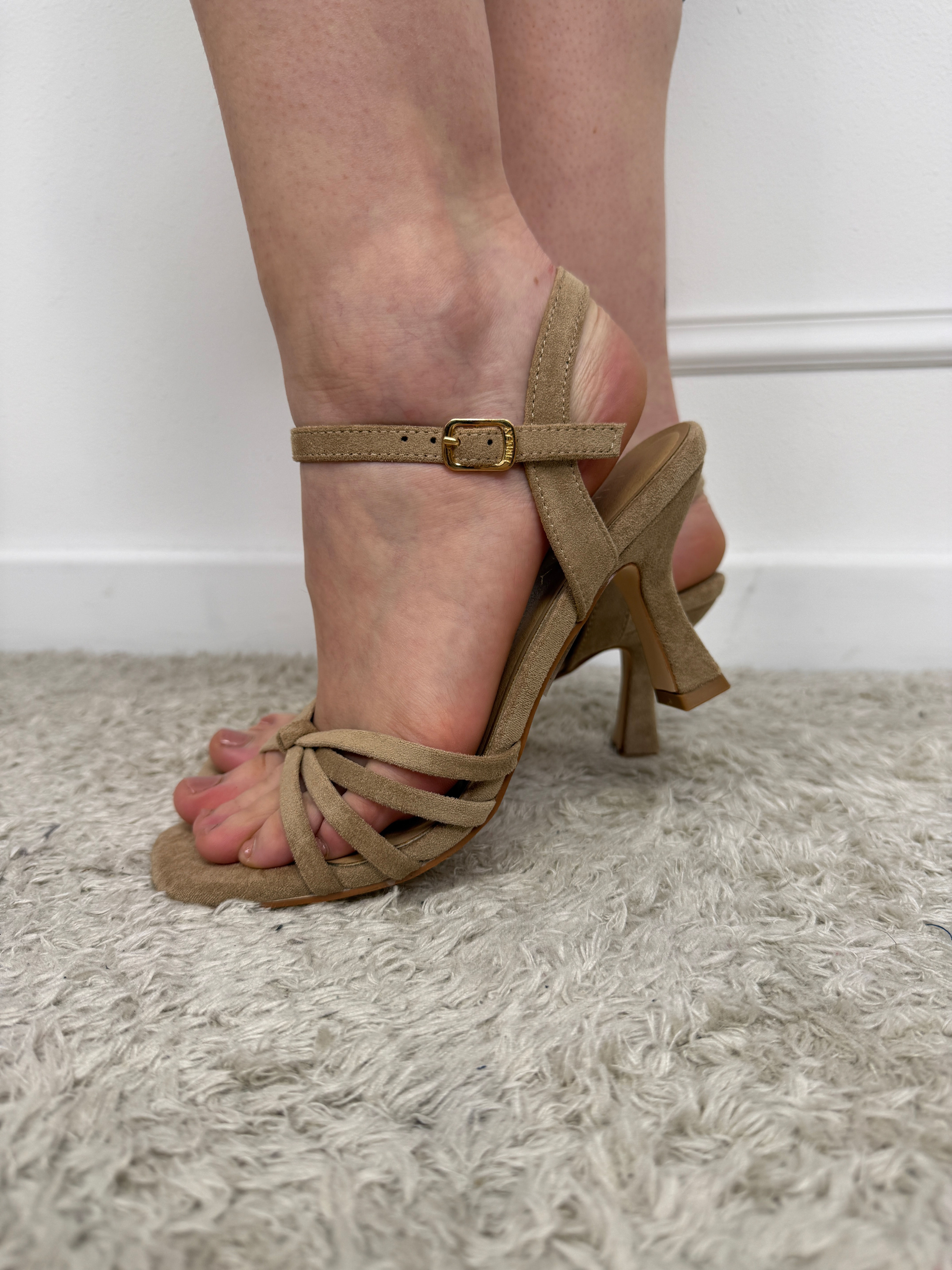 Talons Calista - taupe