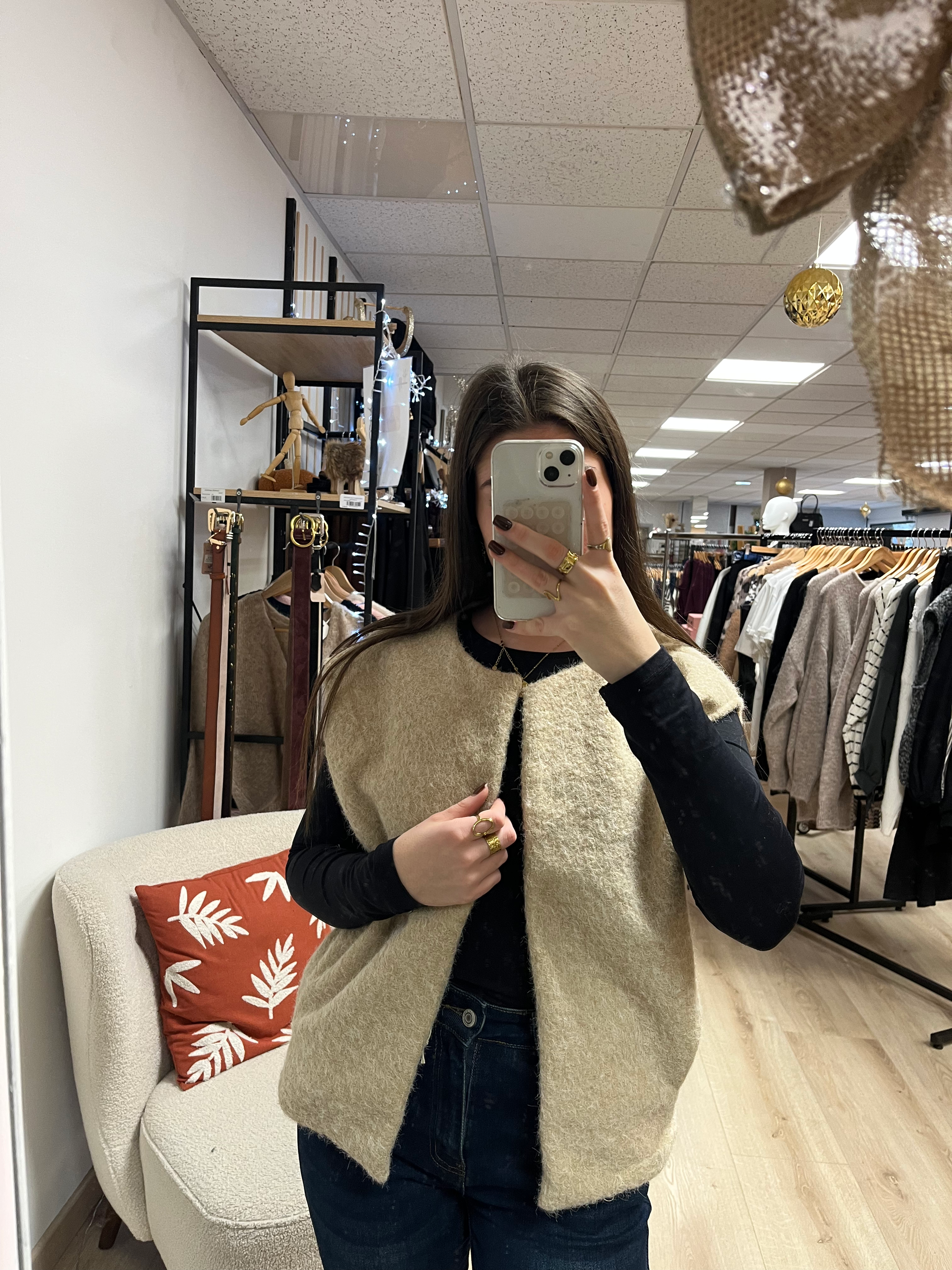 Gilet Blaire- beige 
