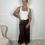 Miniature : Pantalon Sally - chocolat