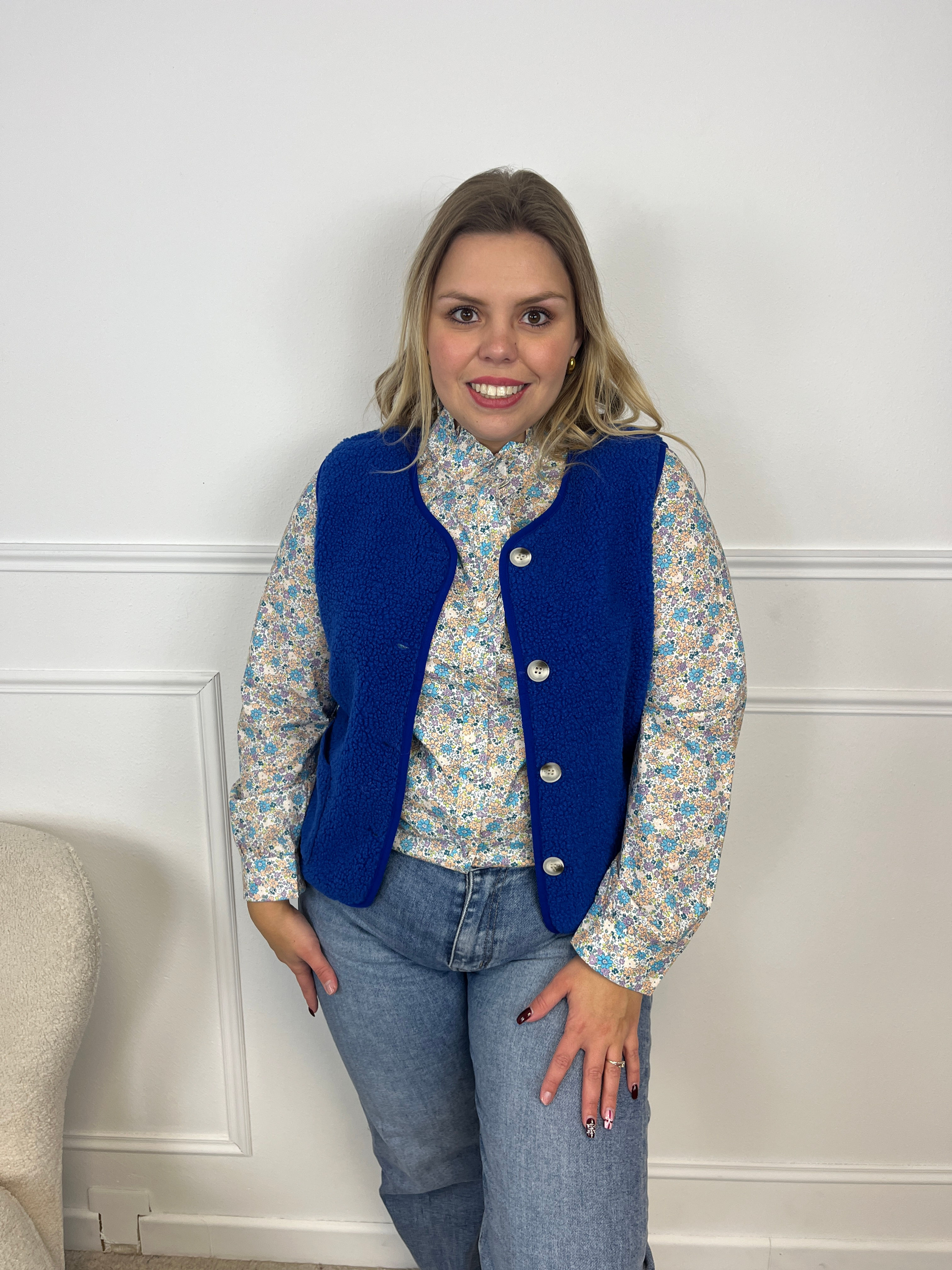 Veste Maelyne - bleu électrique 