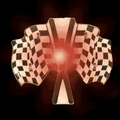 Blinking Checkered Flag