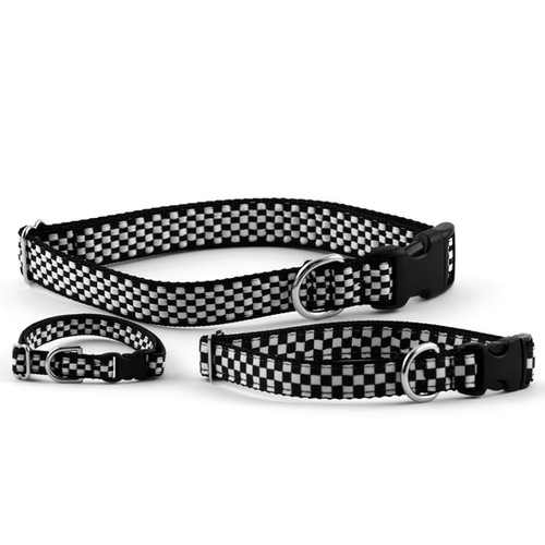 Checkered Dog Collar RaceChex