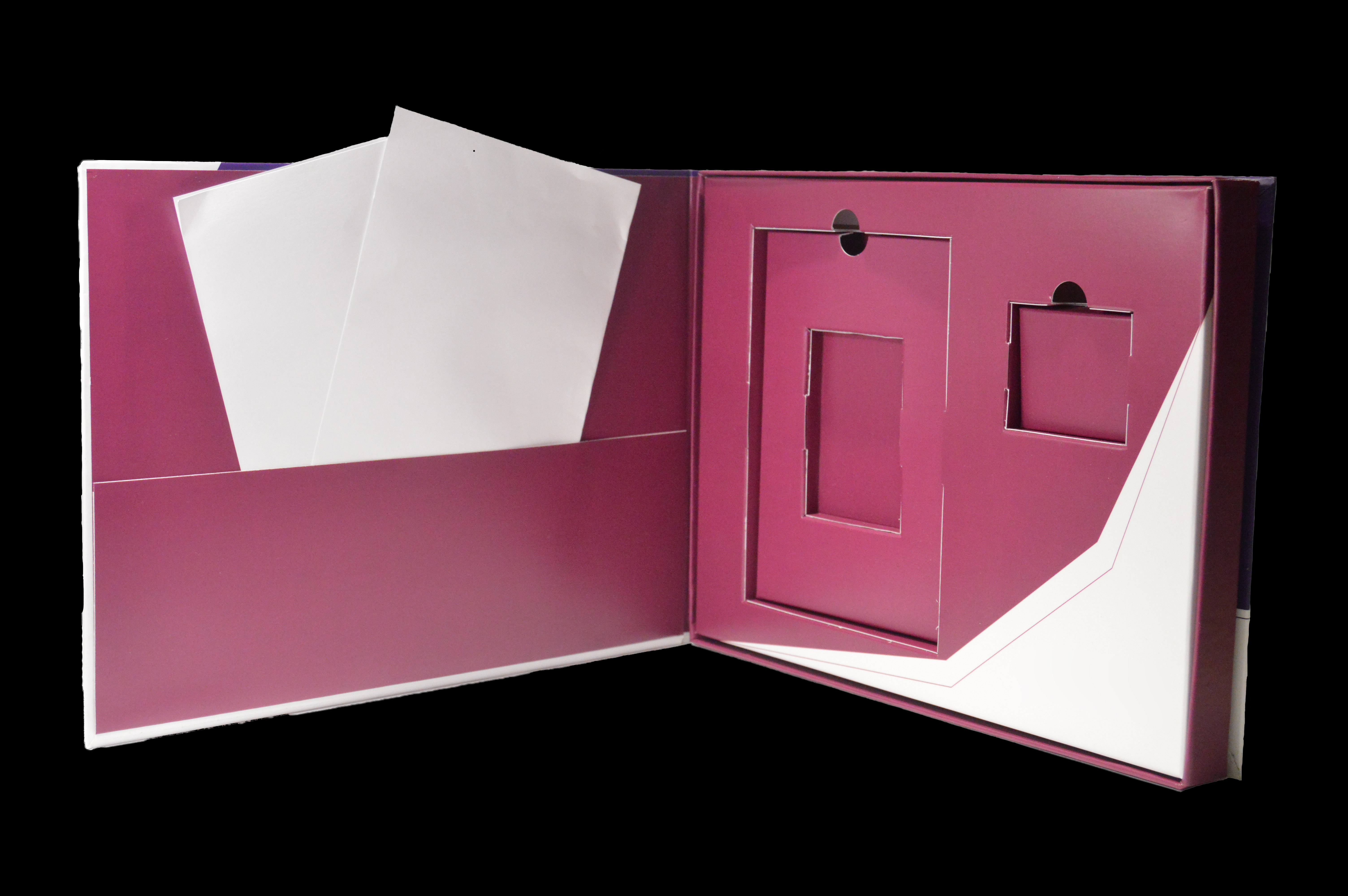 Notebook Box Die-Cut Levels, Pocket