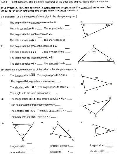 Member sample geometry worksheet showing and identifying features of geometry worksheets including statement of theorem and theorem application.