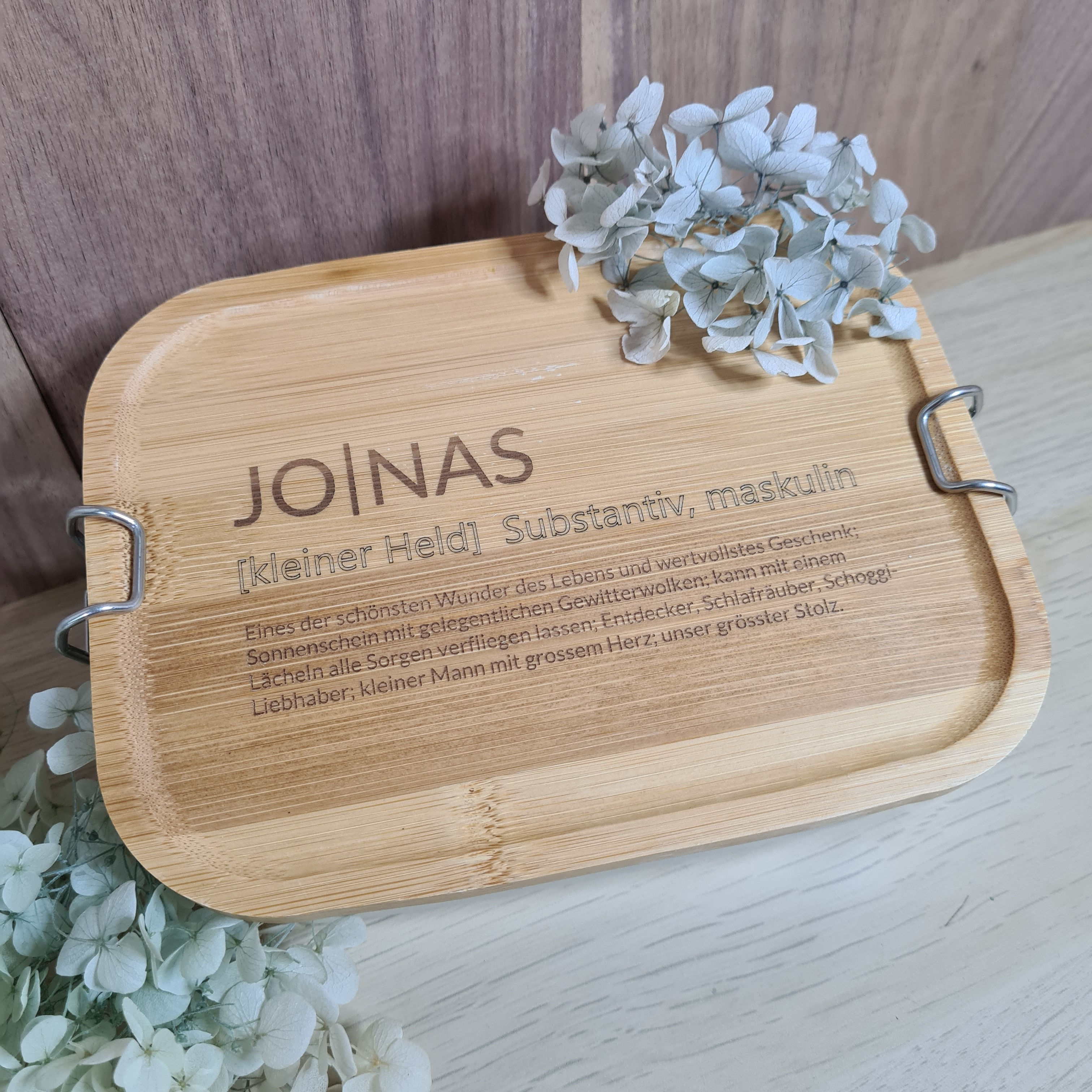 Lunchbox mit Bambusdeckel