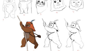character concepts for ewoks animation