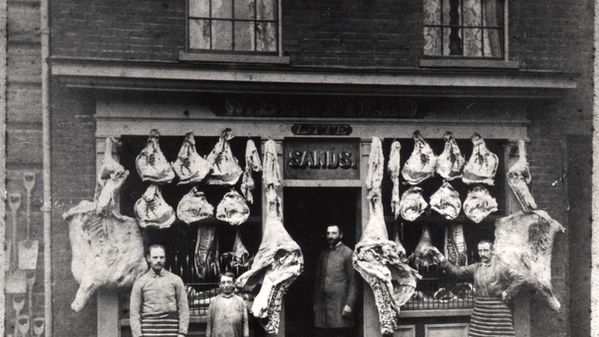 Aylsham butchers old photo