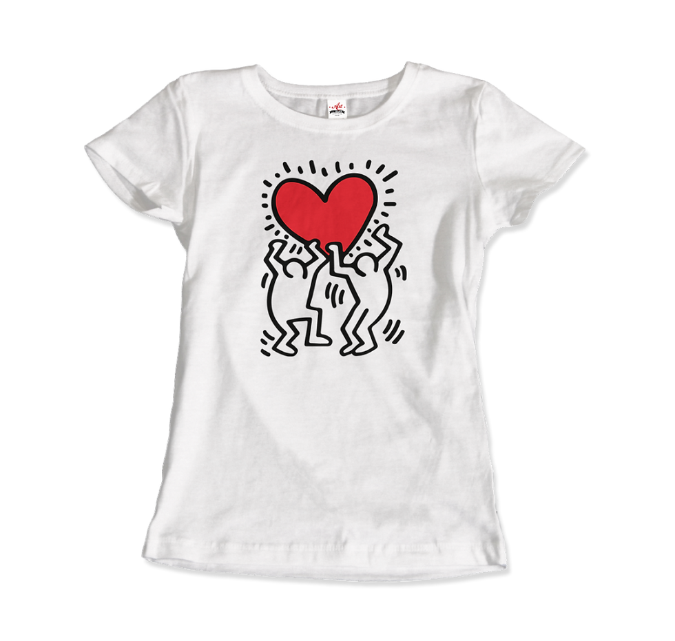 Thumbnail: Men Holding Heart Icon, Street Art T-Shirt
