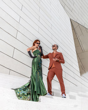 Photographie mode en extérieur en duo