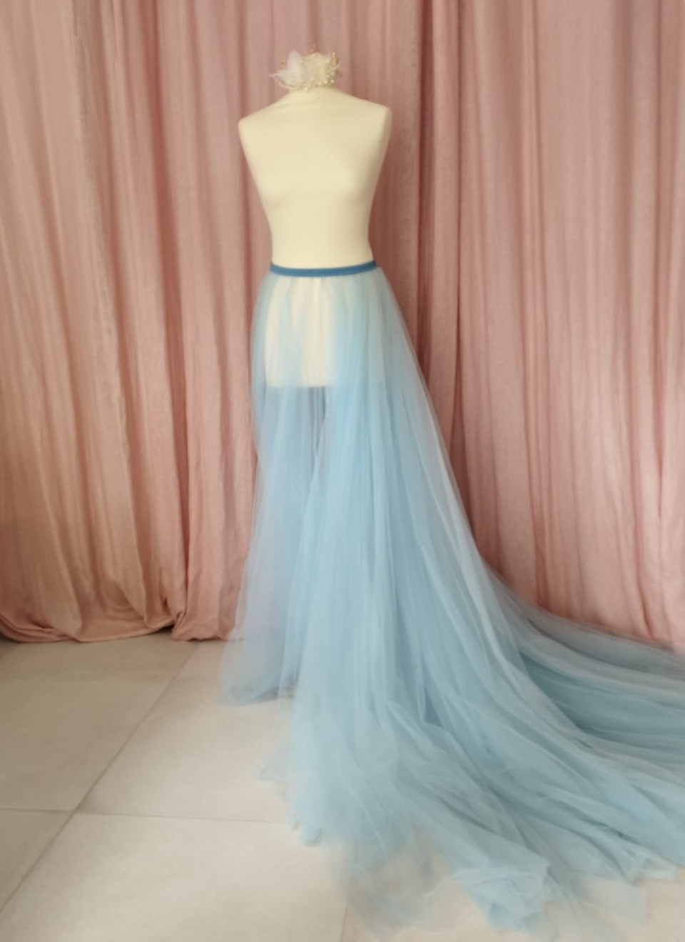 Jupe de danse bleue ciel andralys