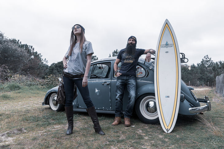 Photographie mode vintage en duo