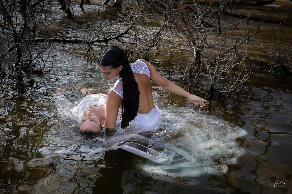 photographie danse dans l'eau