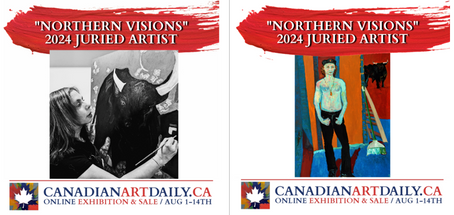 2024 NORTHERN VISIONS Online Exhibition and Sale: "My Canada," hosted by Canadian Art Daily (@canadian_art_daily).https://www.canadianartdaily.ca/my-canada-exhibition-2024/p/bullseye