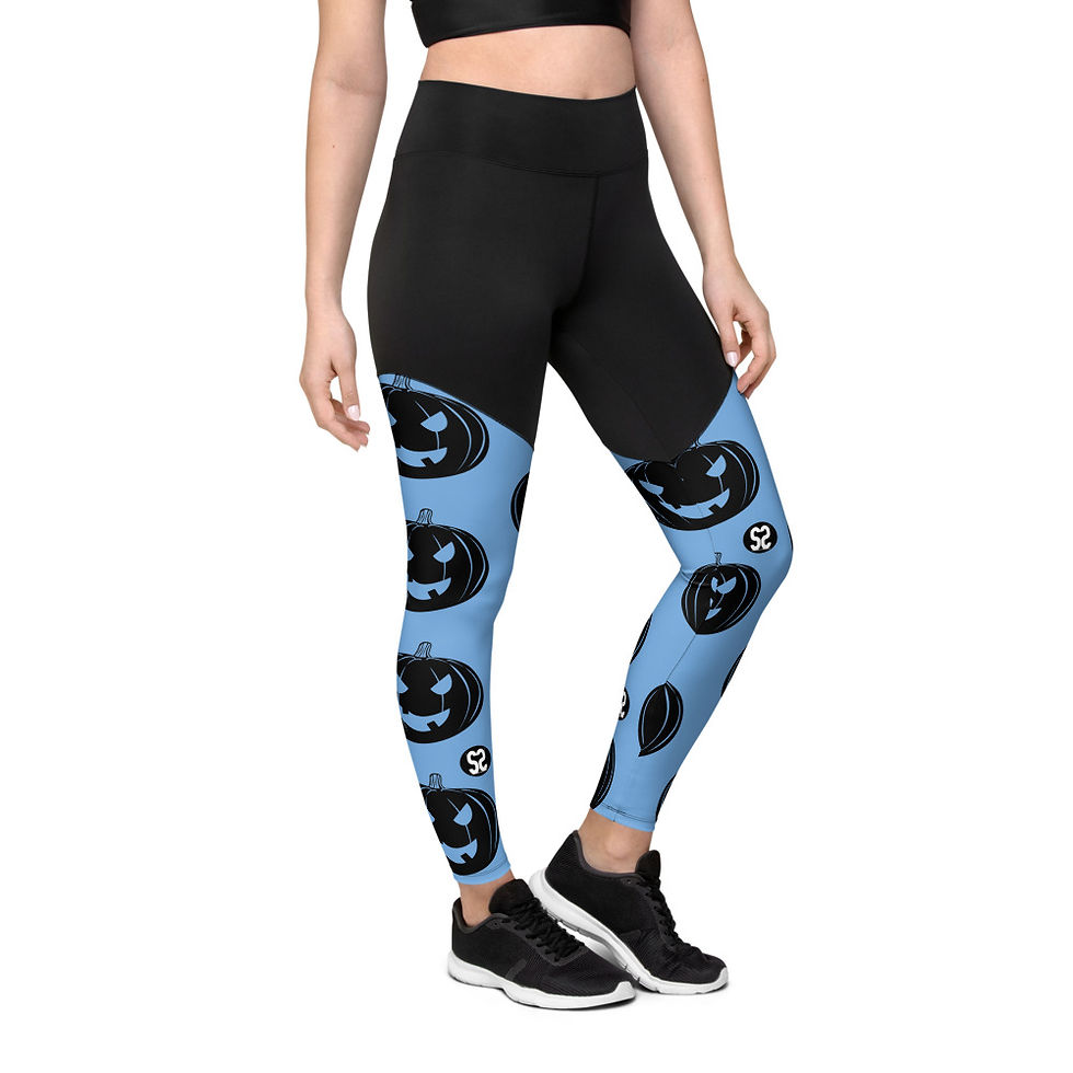 Thumbnail: Jack o' Lantern Yoga Leggings