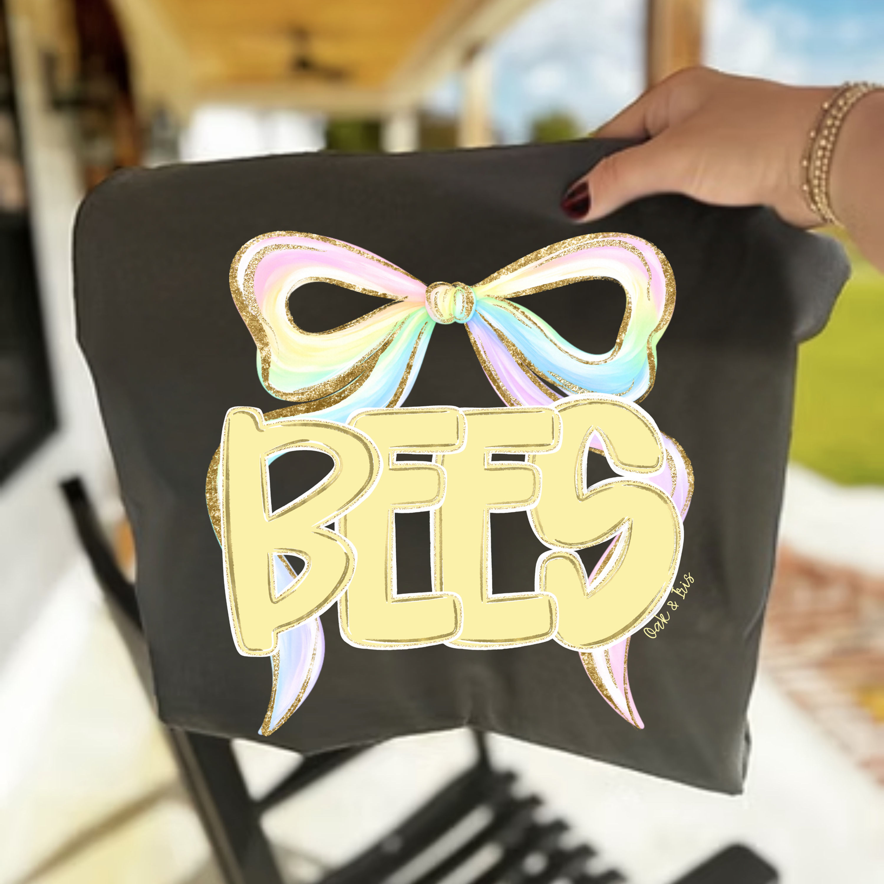 PASTEL BOW | BEES | KIDS