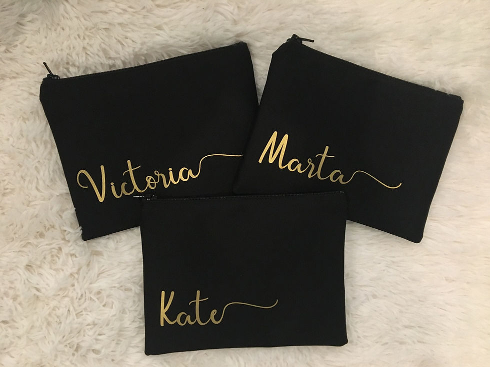 Miniature : Sac cosmétique nom personnalisé