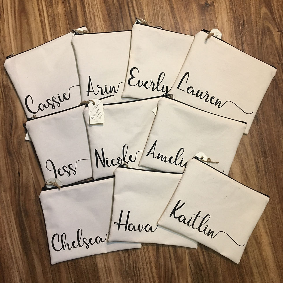 Thumbnail: Custom Natural Coloured Envelope Style Bag