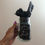 Miniatura: Tarro de cristal personalizado de 1 pinta grabado con láser con asa