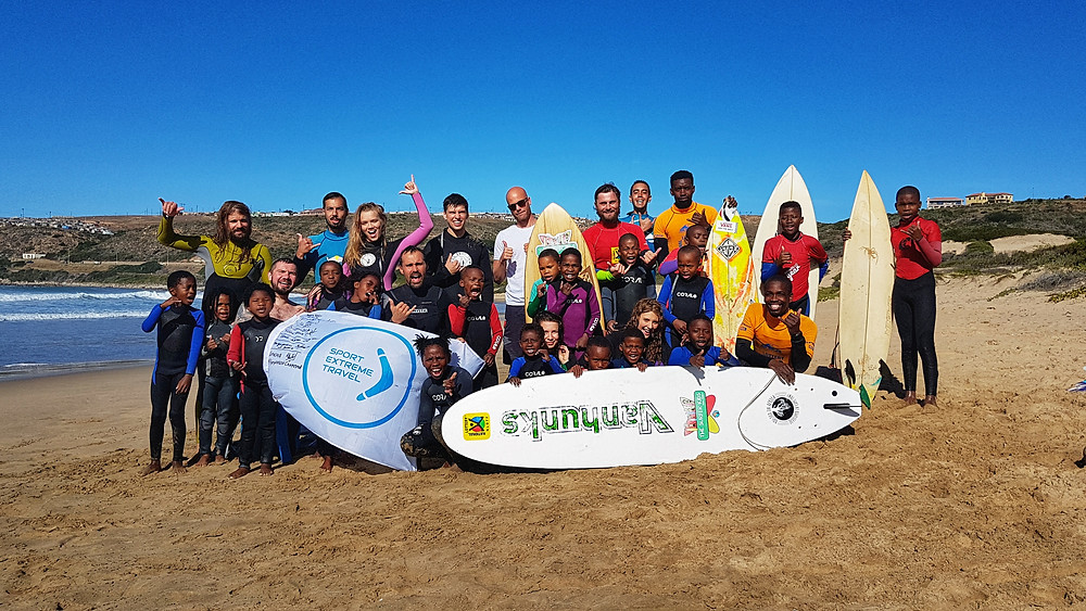 Благотворительность Серф трип Дорога Садов ЮАР Unravel Surf Travel