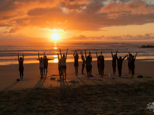 Йога-серф трансформация в Южной Африке.