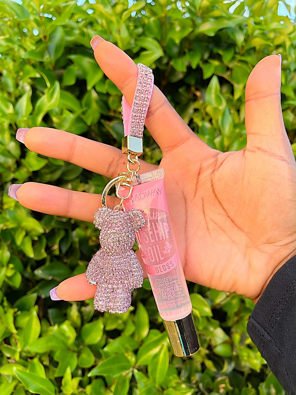Thumbnail: Mini Teddy Lipgloss Keychains