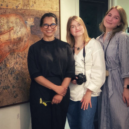 The story behind Return to Eden, Dharshi de Silva's solo show of botanical contact paintings and goddess works at Mystik River Gallery, Southbank.