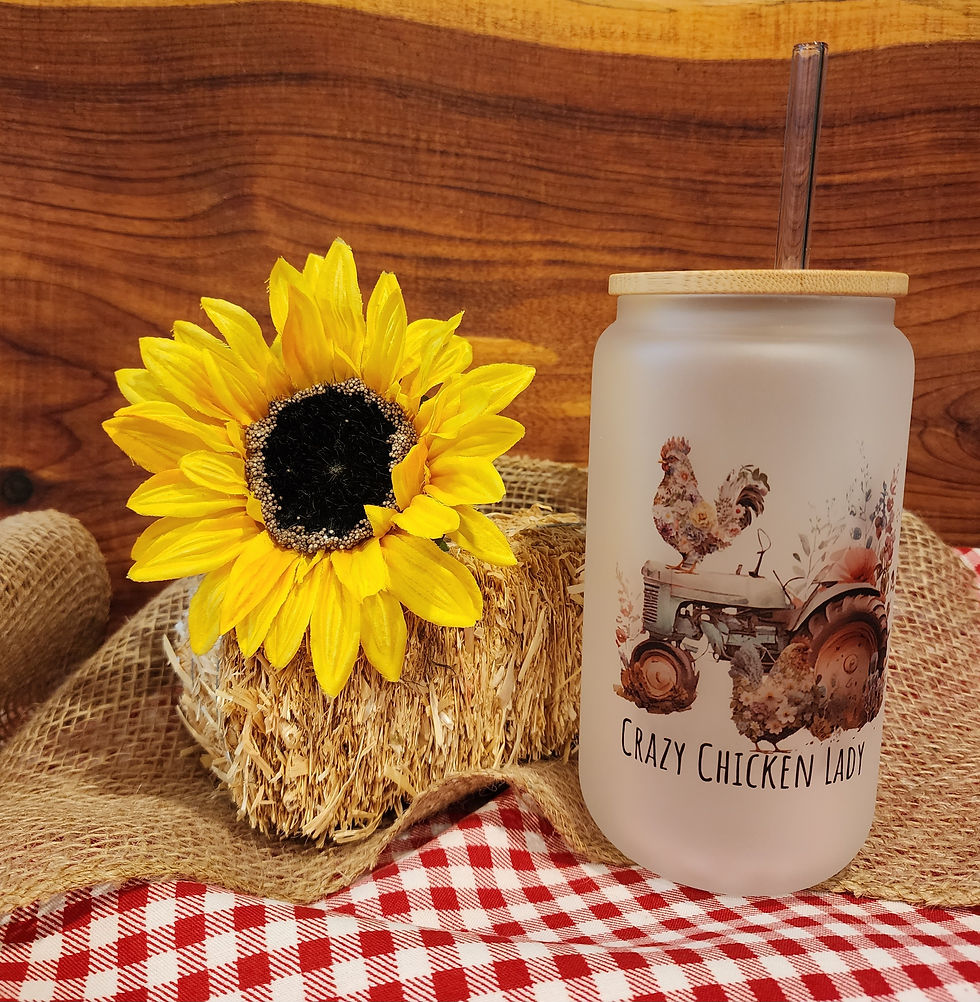 CRAZY CHICKEN LADY TUMBLER