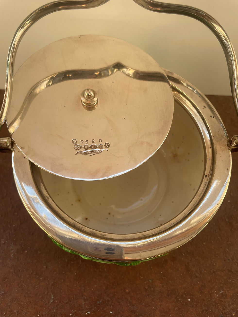 Thumbnail: Ceramic & Silver Bon Bon Dish