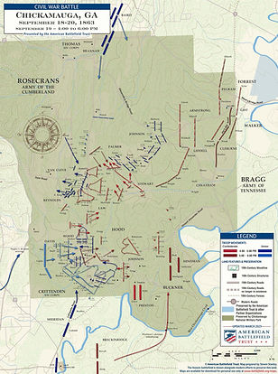 Chickamauga--Sept 19 1863--400 to 600pm