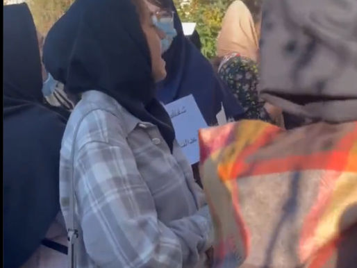 The second day of protests by nurses in Urmia