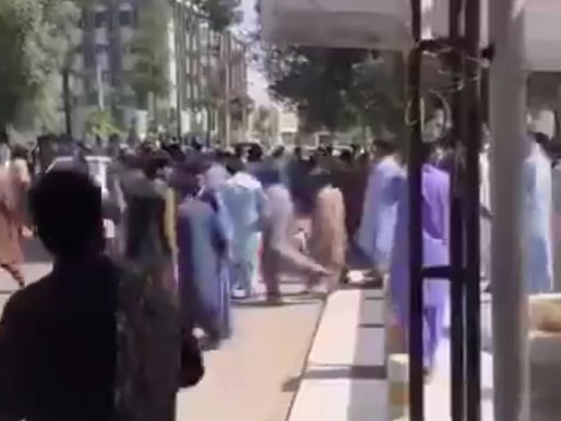 Protest in front of the Sistan and Baluchestan governors office