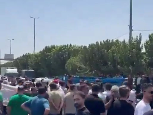 Protest by citizens from Chahardangeh